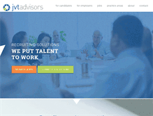 Tablet Screenshot of jvtadvisors.com